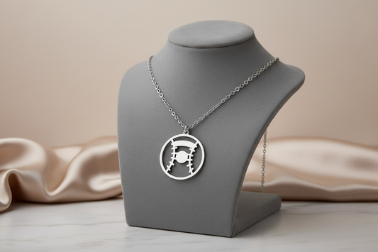 Baseball/Softball Necklace - Silver